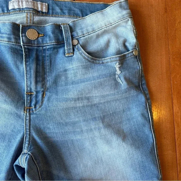 Rock Republic Embossed Skinny Jeans Light Wash Mid Rise Women’s Sz 10 - Picture 5 of 12